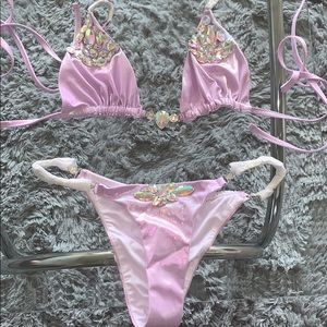 Fashion Nova Private Islands Rhinestone Bikini